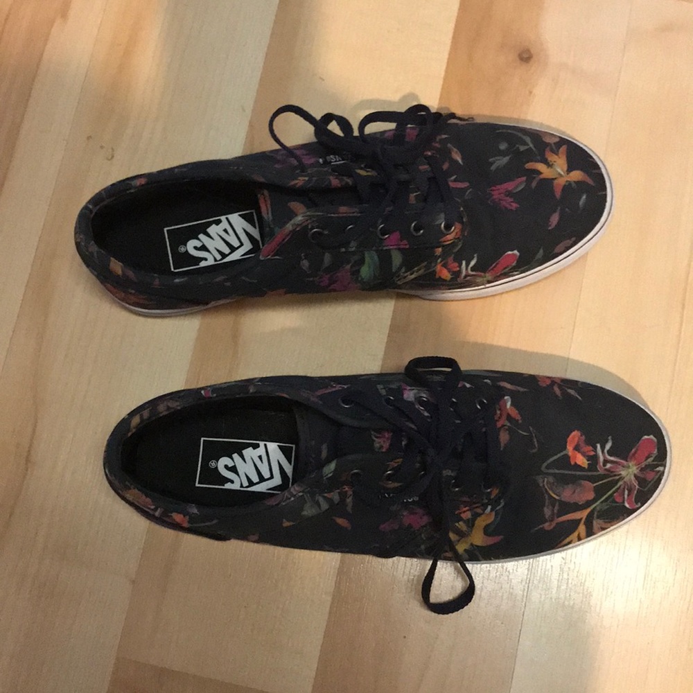 Vans floral sneakers